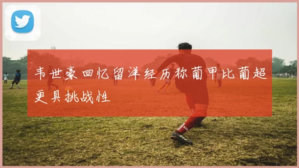 韦世豪回忆留洋经历称葡甲比葡超更具挑战性